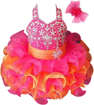 Jenniferwu Pageant Dress Handmade Beaded Dresses Toddler Pageant Princess Dress