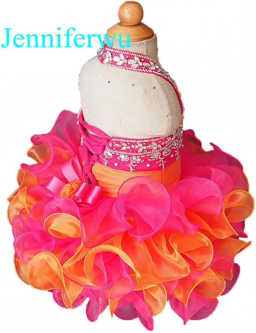 Jenniferwu Pageant Dress Handmade Beaded Dresses Toddler Pageant Princess Dress