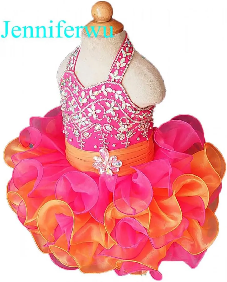 Jenniferwu Pageant Dress Handmade Beaded Dresses Toddler Pageant Princess Dress