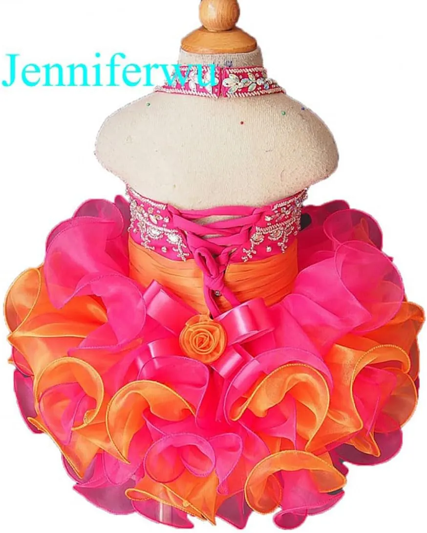 Jenniferwu Pageant Dress Handmade Beaded Dresses Toddler Pageant Princess Dress