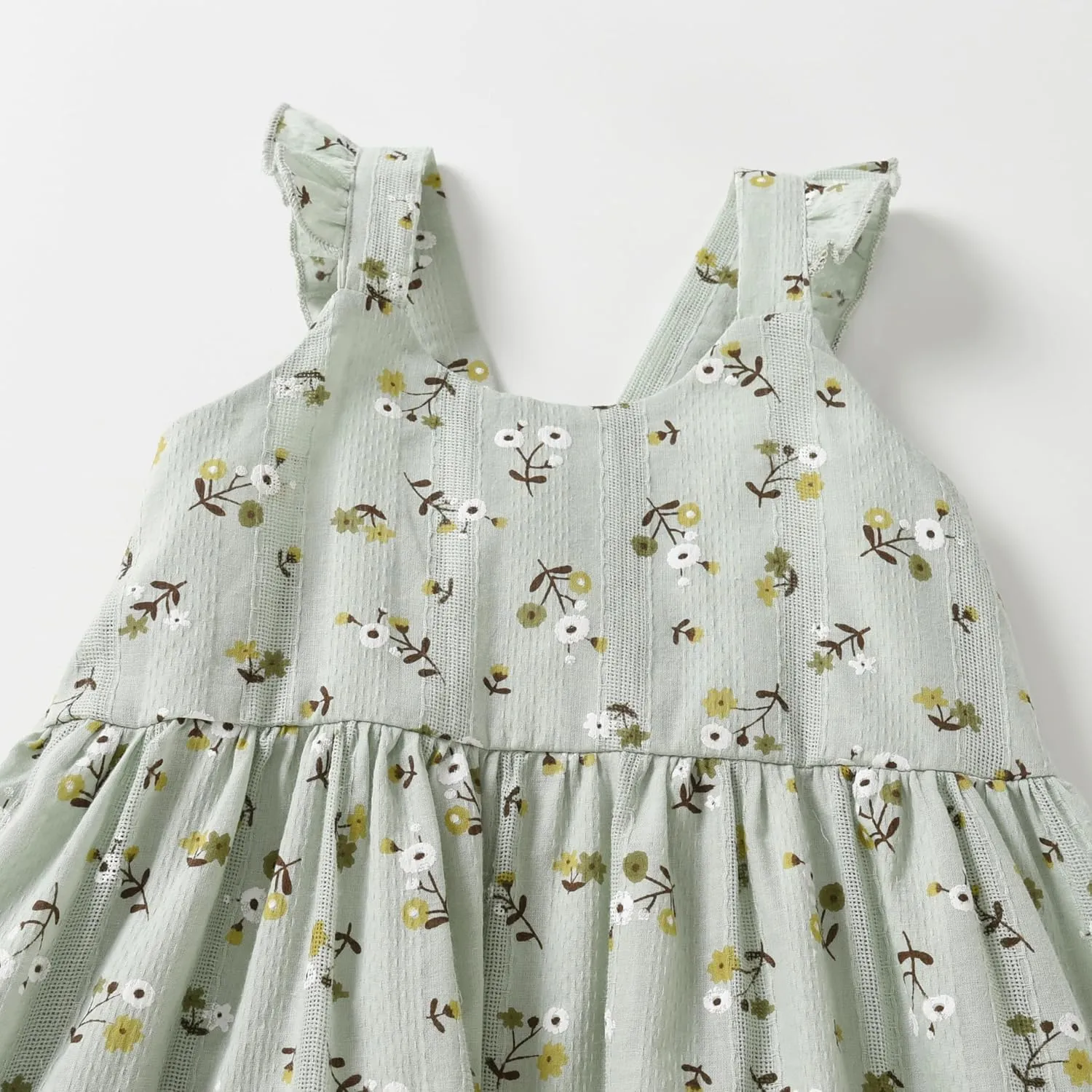 Kids Toddler Baby Girls Dress Ruffle Sleeveless Princess Dress 2024 Summer Beach Sundress