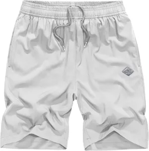 Kolongvangie Men's Casual Gym Running Shorts Quick Dry Pajamas Sports Shorts Skateboard Swimming Gogging Shorts
