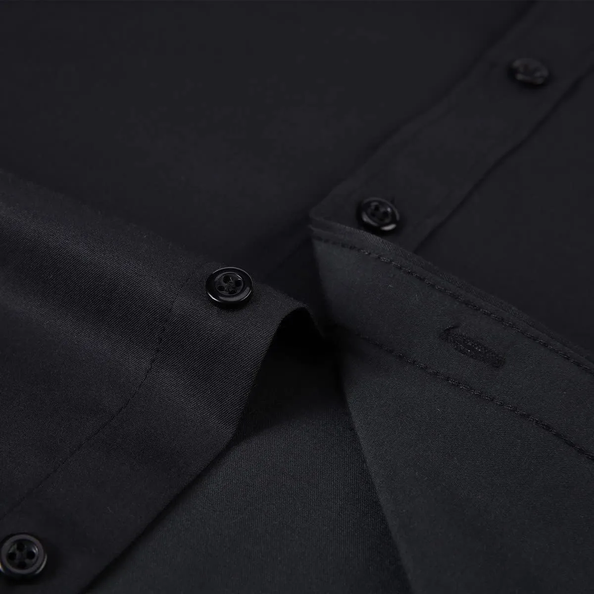 Long Sleeve Dress Shirts for Men - Regular-Fit Casual Button-Down Shirt with Pockets