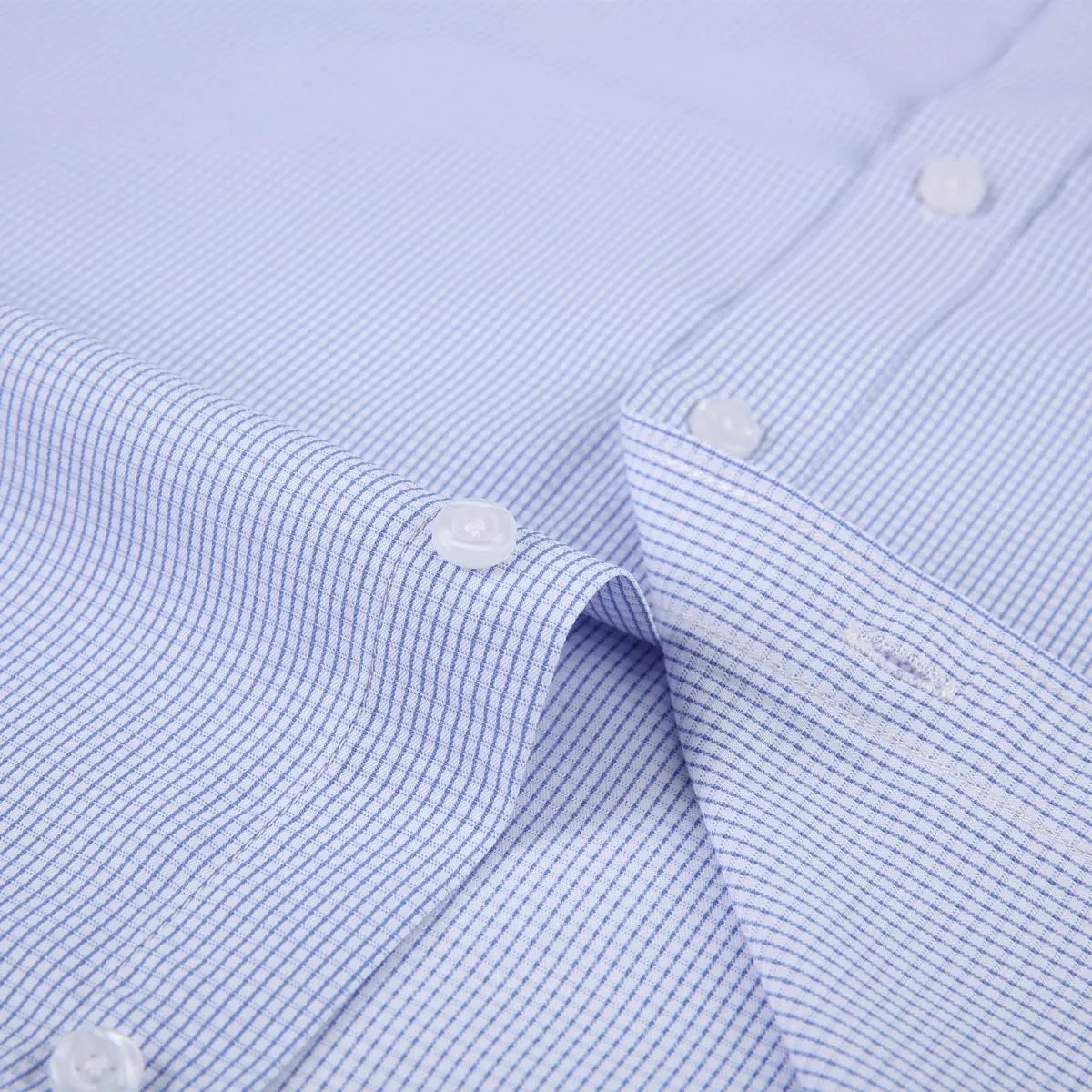 Long Sleeve Dress Shirts for Men - Regular-Fit Casual Button-Down Shirt with Pockets