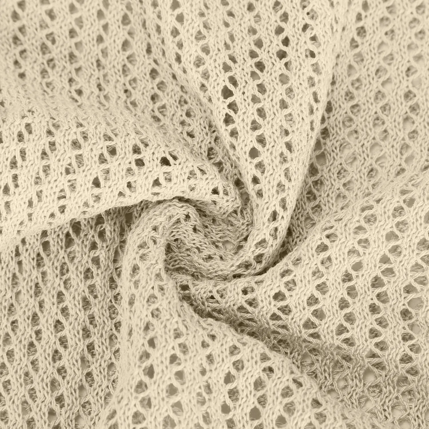 Mens Crochet Shirt Hallow Out Tshirts Summer Beach Tops Button Down Cardigans Muscle T Shirts See Through Tees Blouse