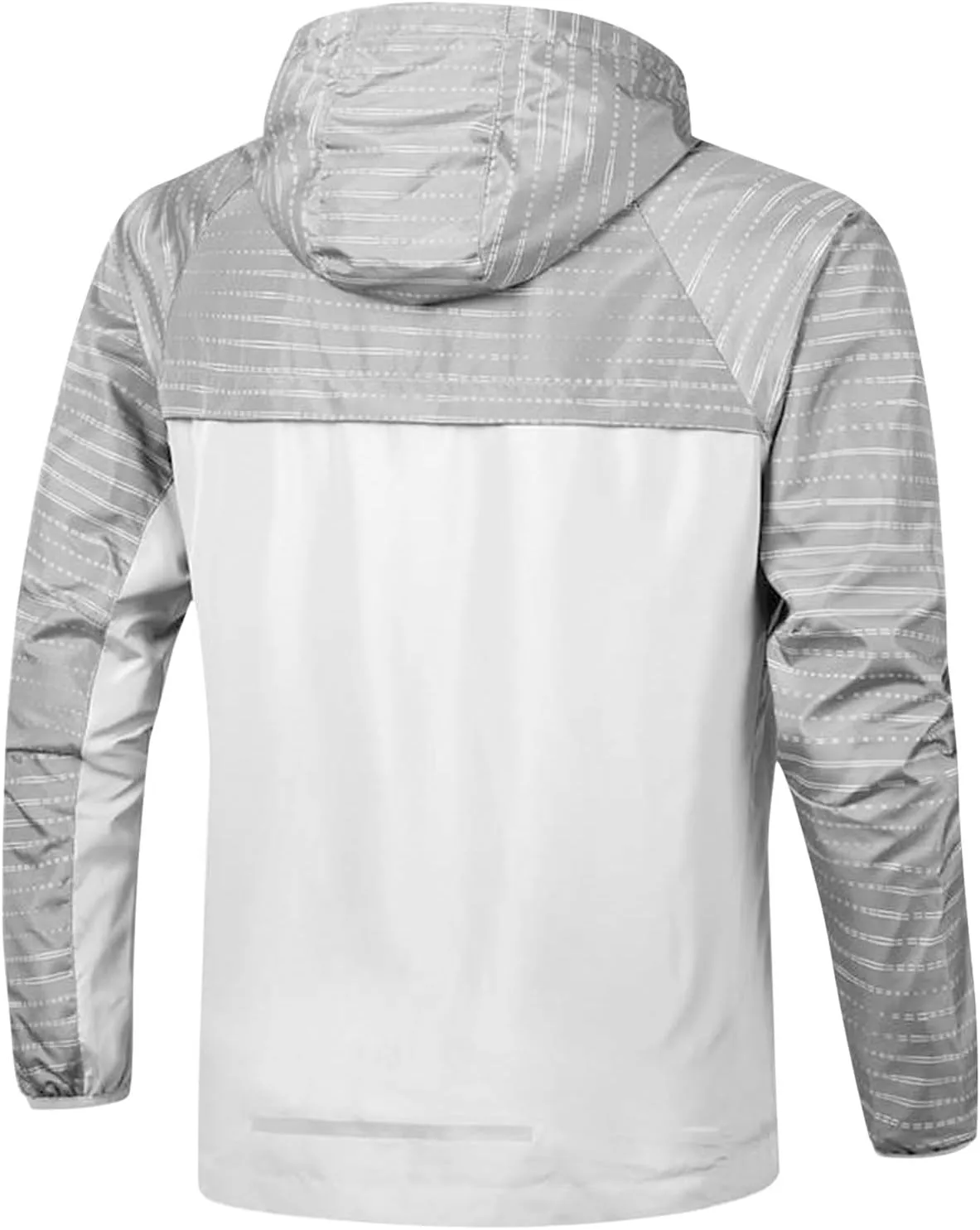 Men's Cycling Bike Jacket Long Sleeve Windbreaker Jacket Wind Resistant Light and Breathable Coats Tops for Hiking Running