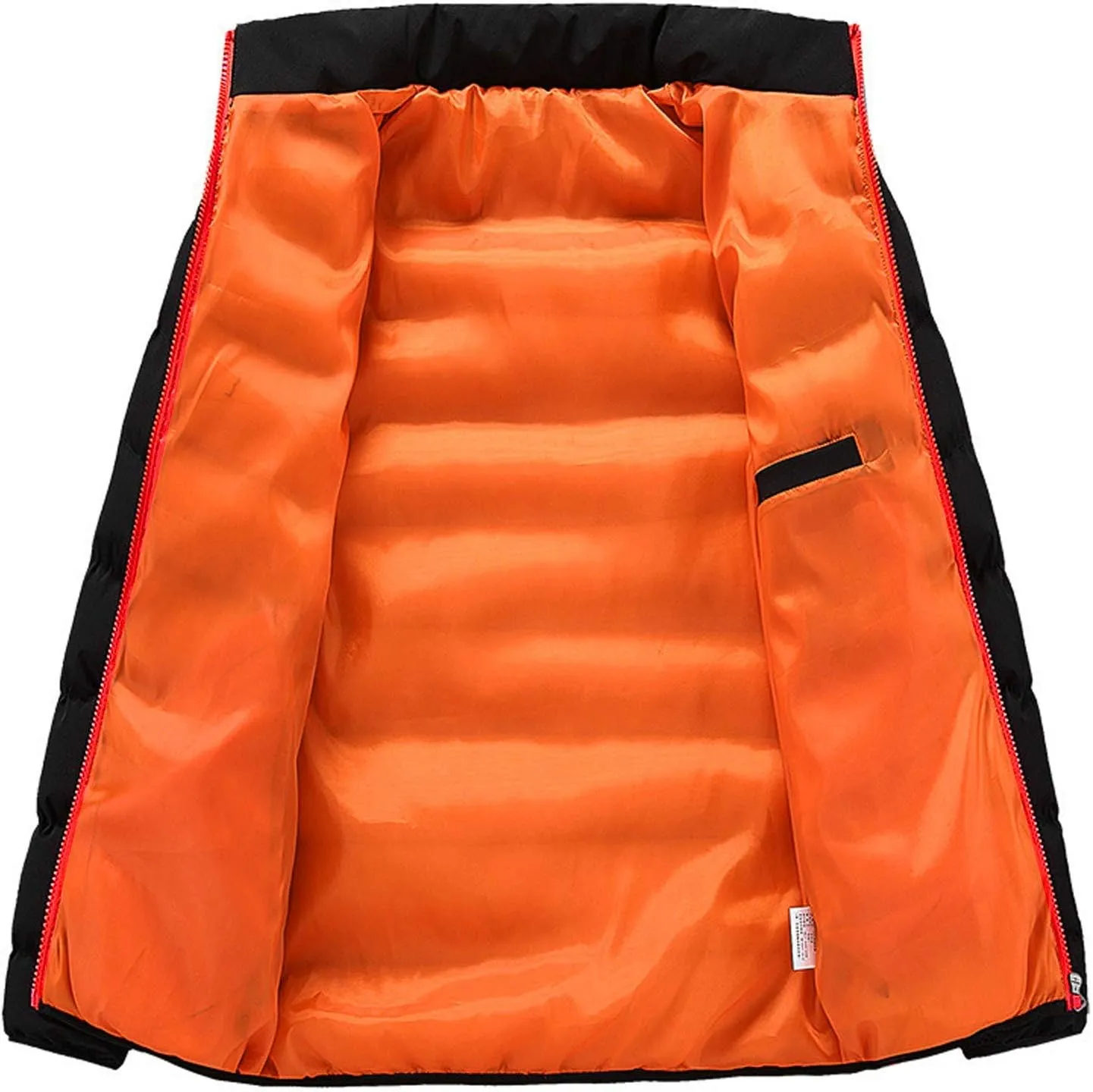 Men's Lightweight Puffer Jacket Packable Down Coat Stand Collar Quilted Jacket Slim Fit Insulated Jacket Winter Outwear