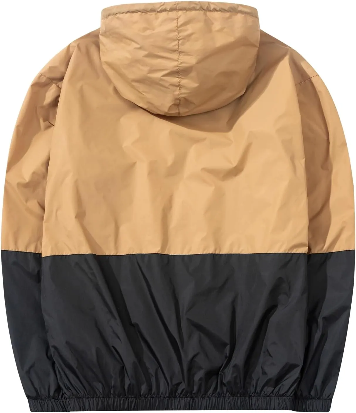 Men's Lightweight Windbreaker Jackets Outdoor Hooded Pocket Raincoat Jacket