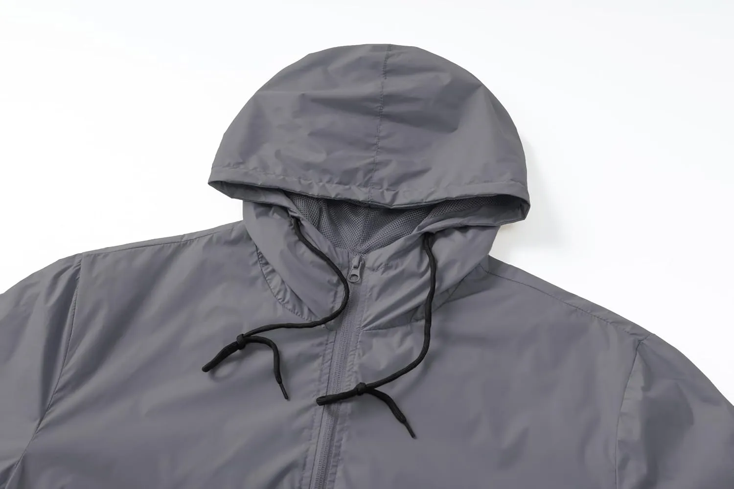 Men's Lightweight Windbreaker Jackets Outdoor Hooded Pocket Raincoat Jacket