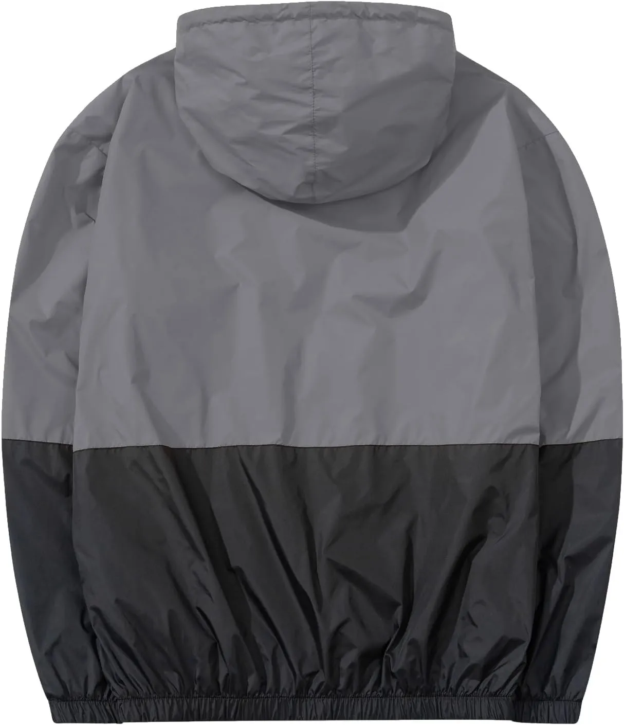 Men's Lightweight Windbreaker Jackets Outdoor Hooded Pocket Raincoat Jacket