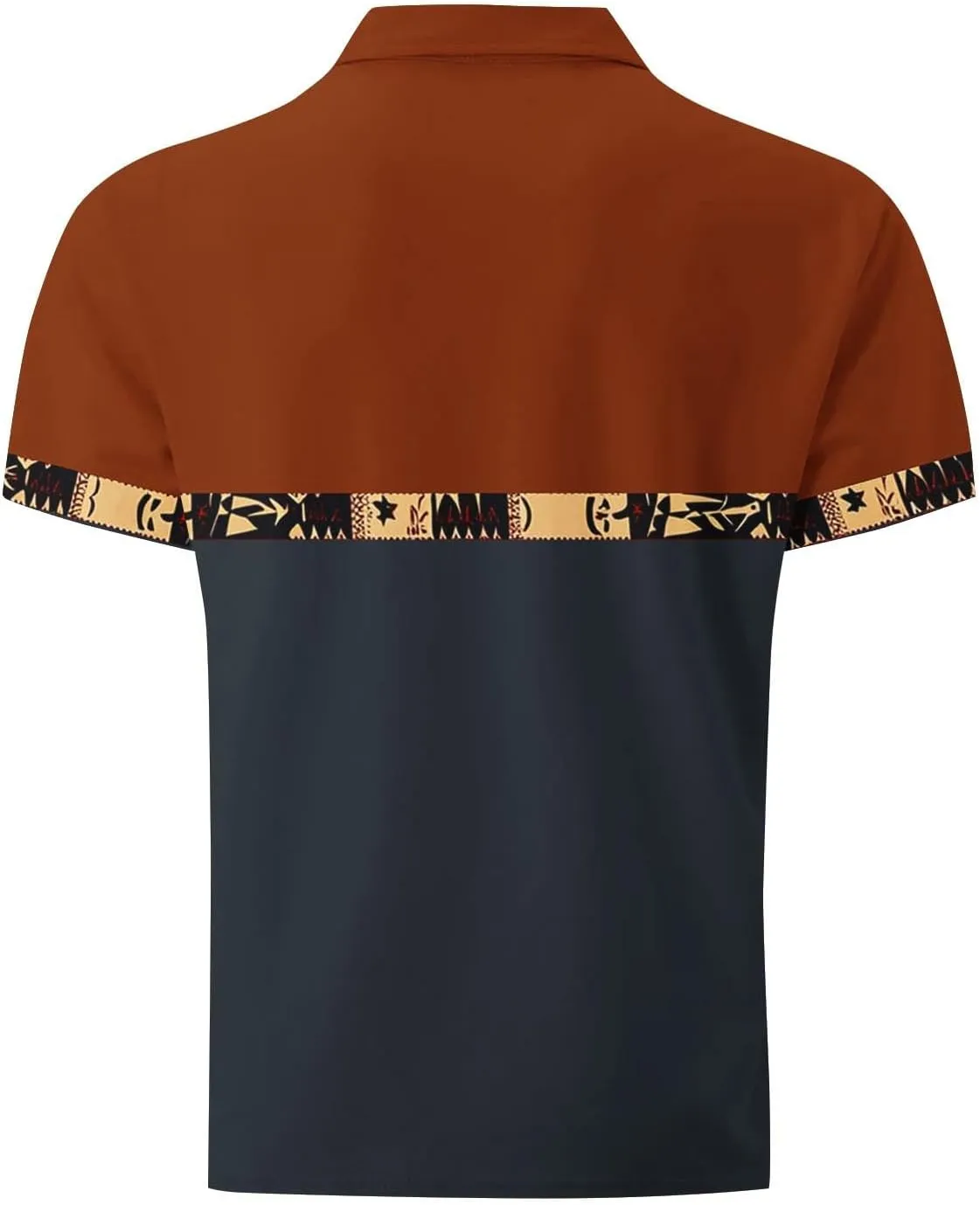 Men's Linen Short Sleeve Tees, Summer Cool Breathable Button Down Shirts Loose Casual Hawaiian Beach Vacation Clothes