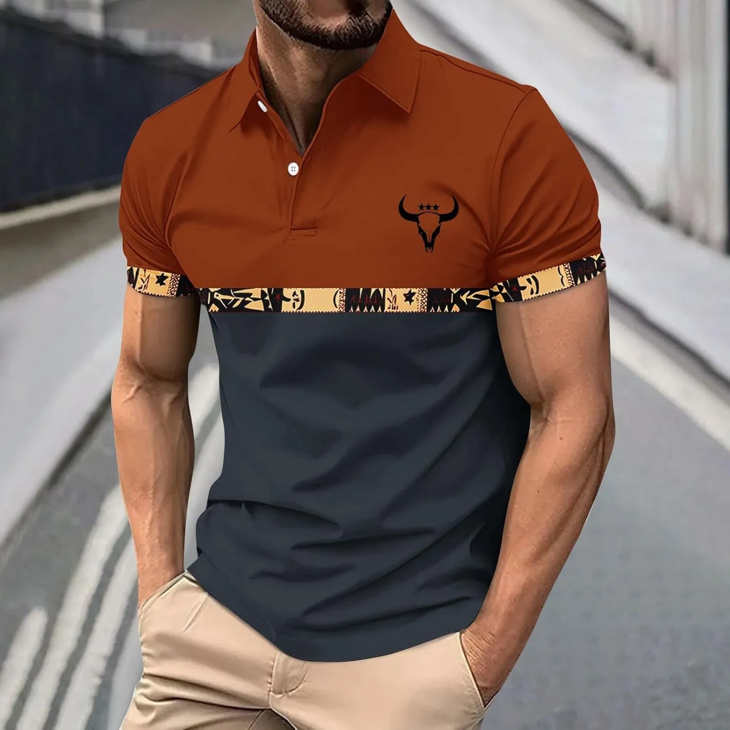 Men's Linen Short Sleeve Tees, Summer Cool Breathable Button Down Shirts Loose Casual Hawaiian Beach Vacation Clothes