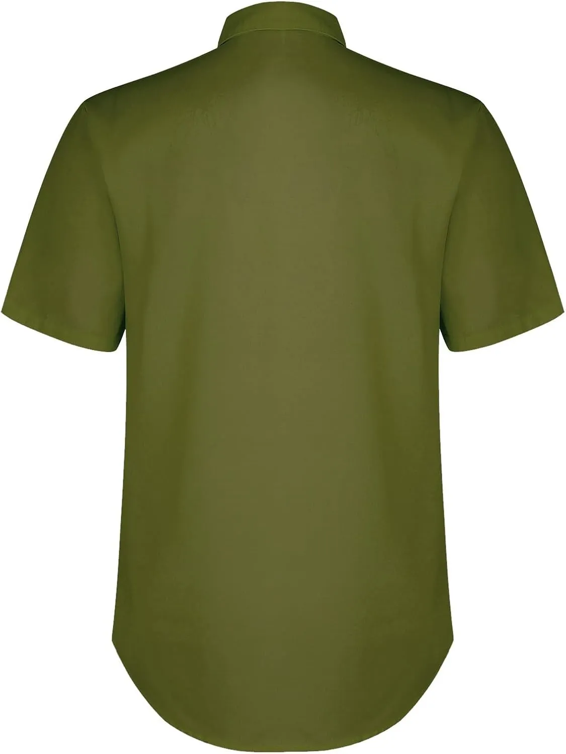 Mens Resort Wear 2025 Breathable Button Down Short Sleeve Shirt Regular Fit Formal with Pocket Summer Casual