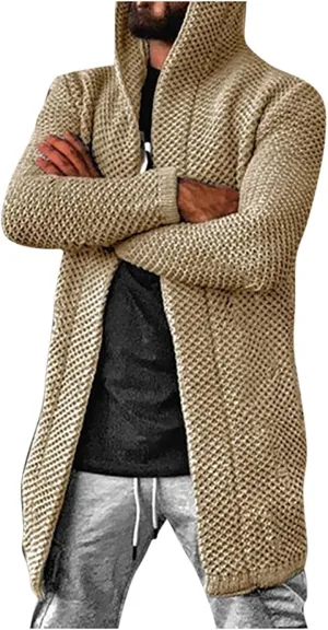 Men's Shacket Hoodie Cardigan Sweaters Fall Winter Warm Pullover Coat Jacket Fashion Stylish Homewear Jackets
