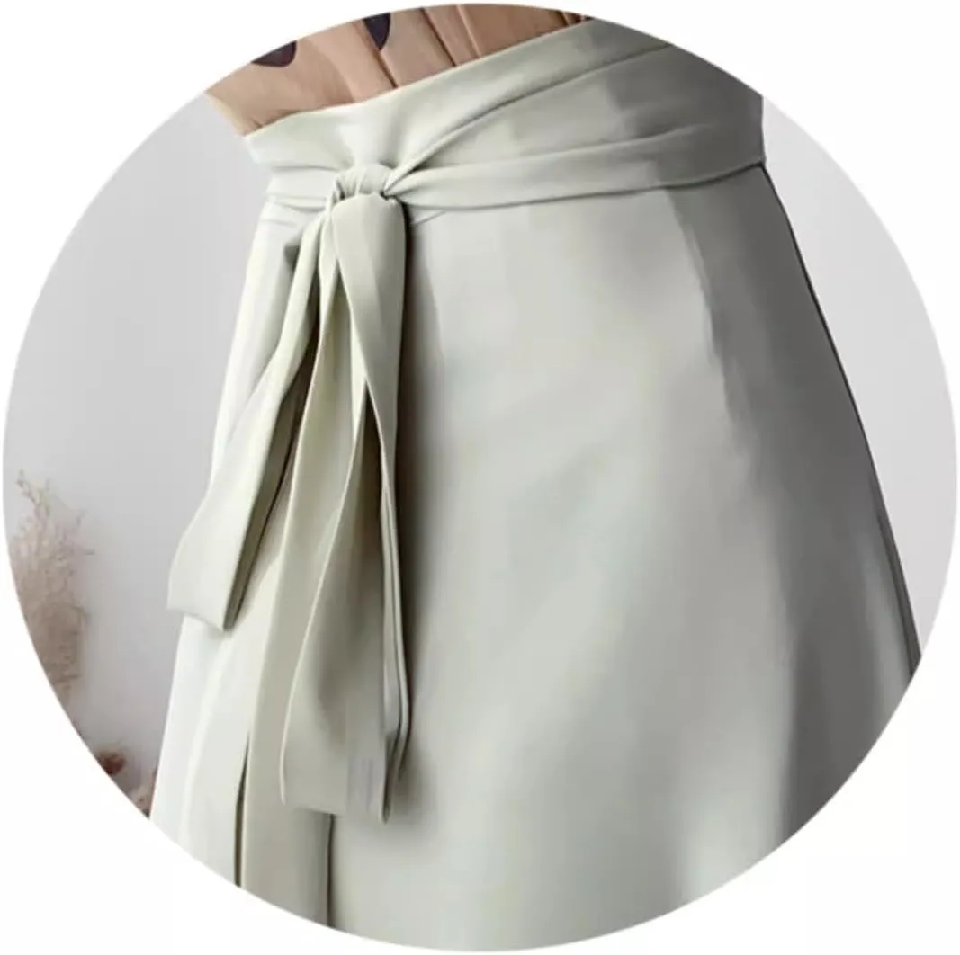 Mid-Length high-Waist Office Flared Skirt for Women,Summer,A-line Skirt
