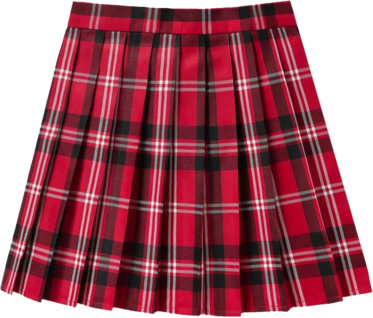 Mini Pleated Skirts for Women High Waisted School A-Line Skirts Casual Uniform Mini Skirt