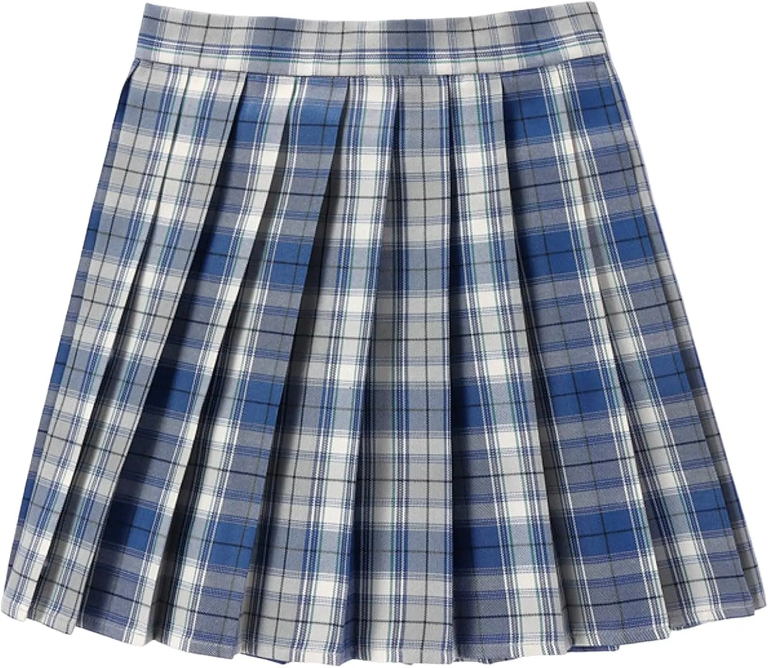 Mini Pleated Skirts for Women High Waisted School A-Line Skirts Casual Uniform Mini Skirt
