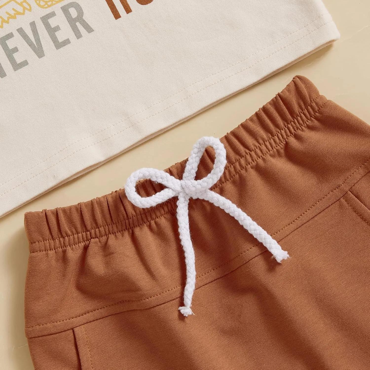 Murnouche Toddler Baby Boy Summer Clothes Excavator Print Letter T Shirt Casual Shorts Set