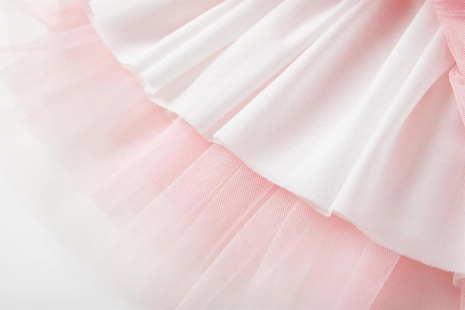 Niyage Little Girls Sleeveless Floral Princess Dress Tulle Tutu Sundress