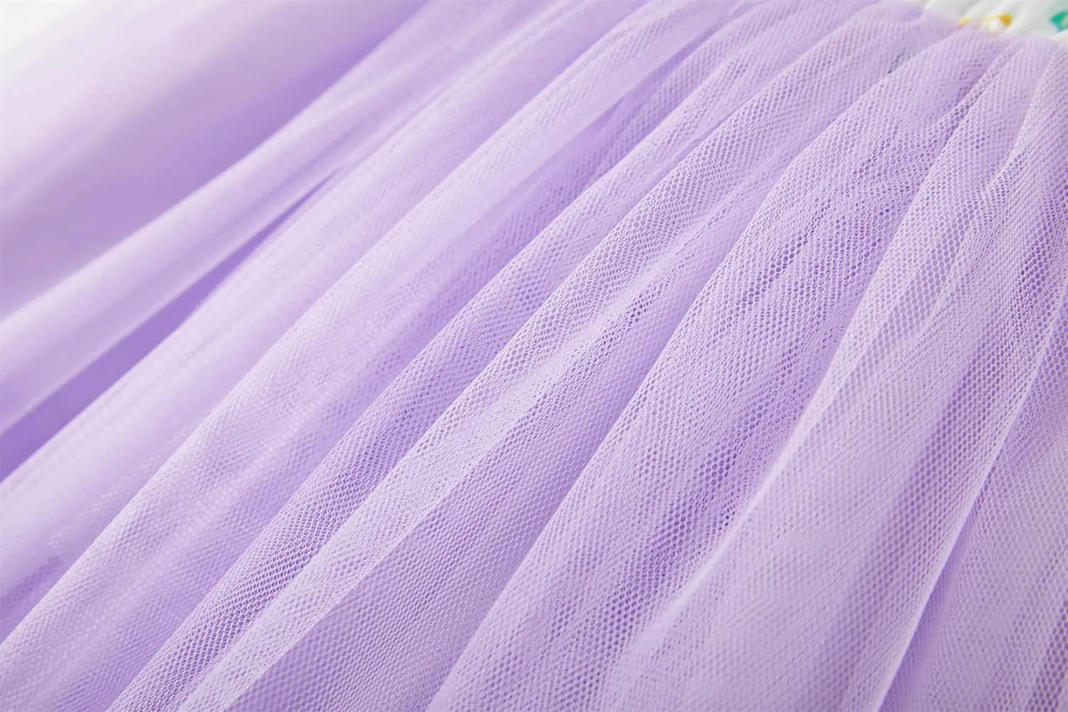 Niyage Little Girls Sleeveless Floral Princess Dress Tulle Tutu Sundress