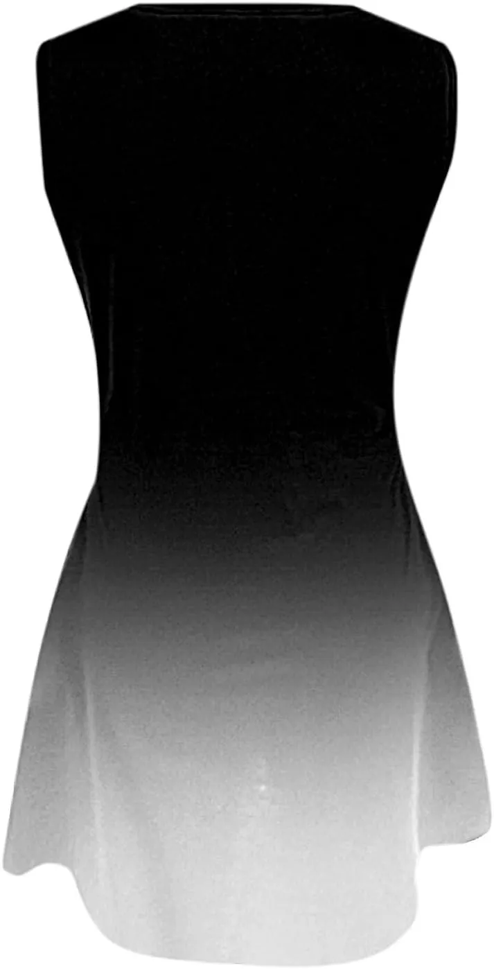 Petite Summer Dresses for Women Womens with Pockets Summer Casual Tank Dress Sleeveless Midi Beach Dress Linen Long