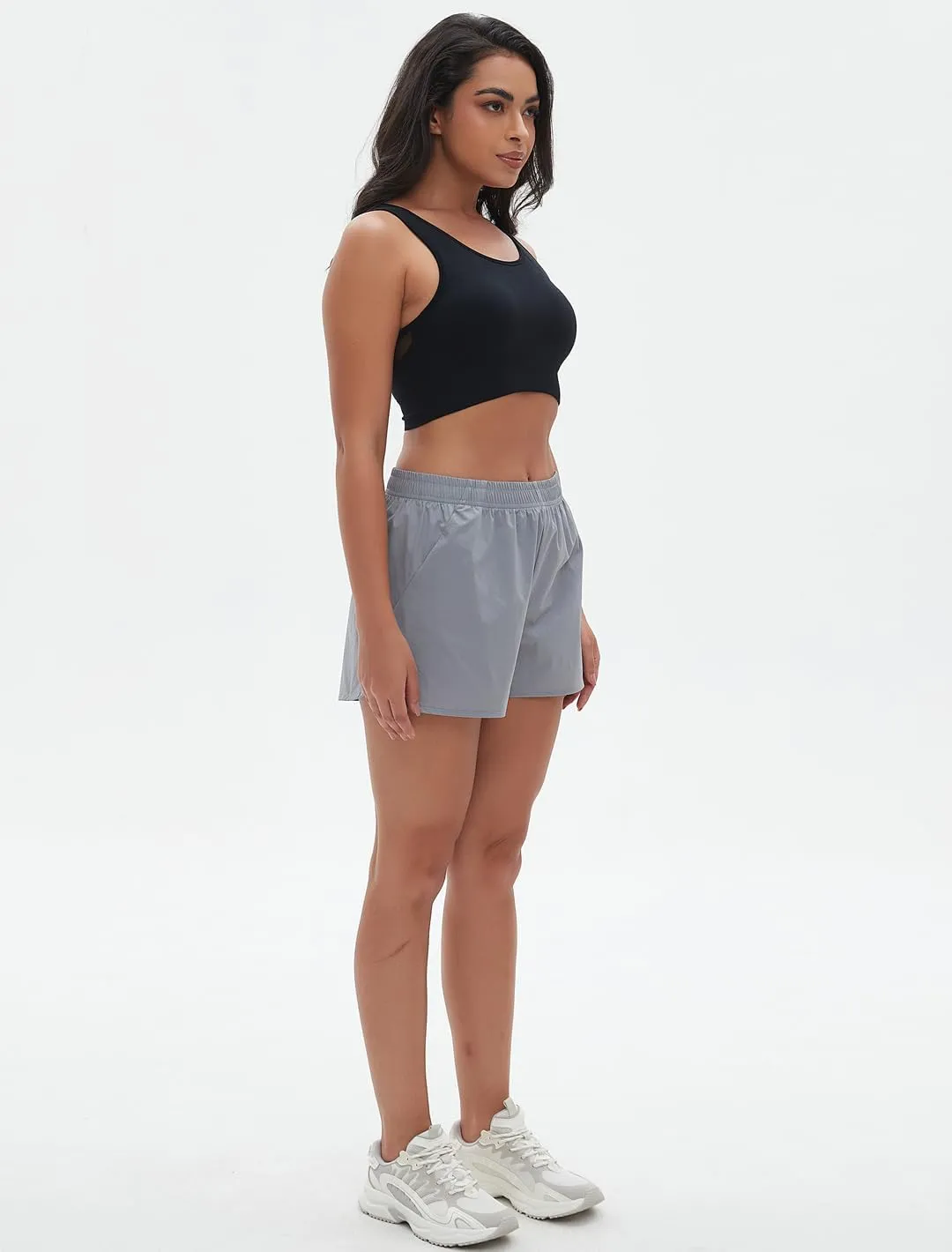 Pilates Sports Shorts Women's Breathable Fashion Loose Hot Pants, Yoga Fitness Running Shorts
