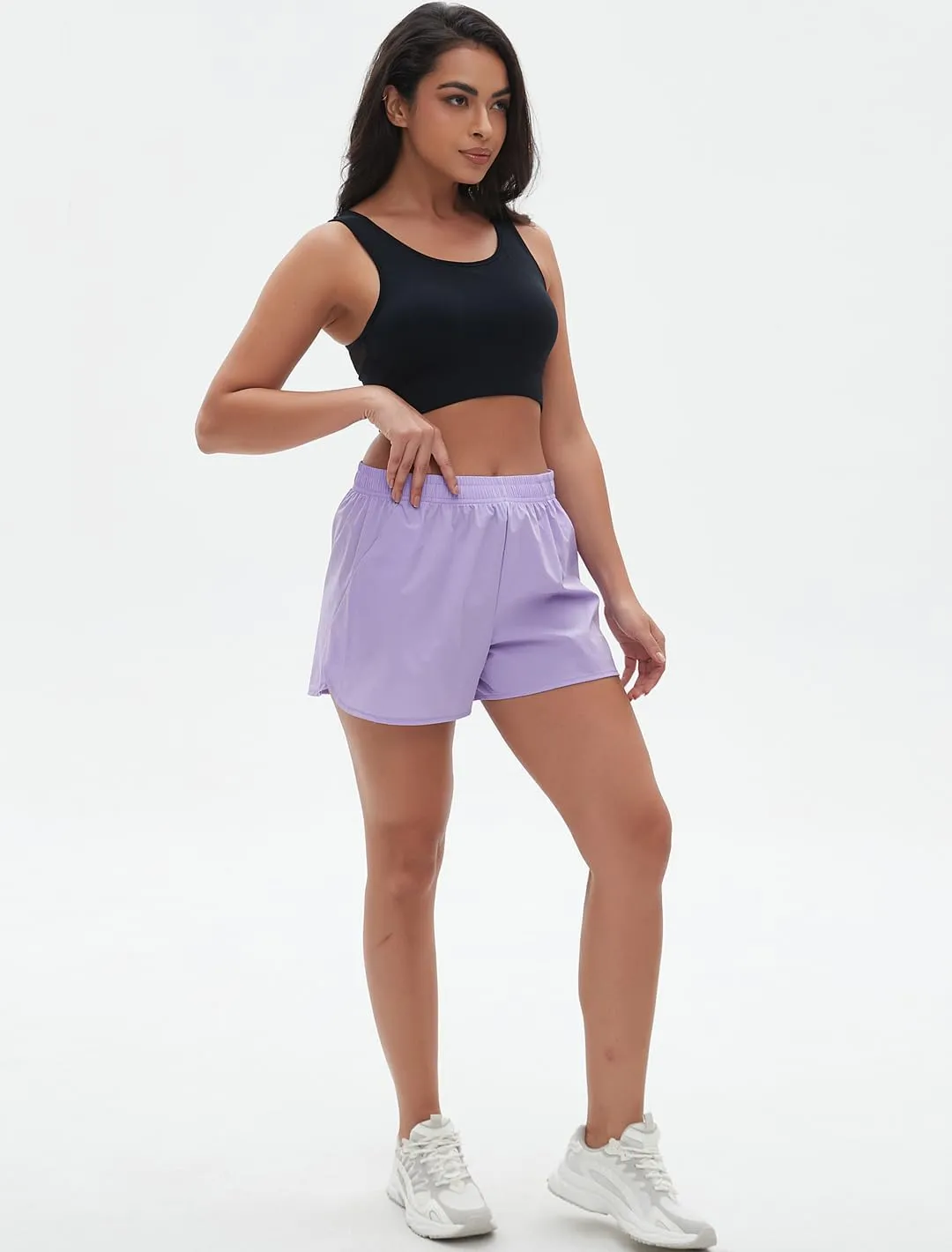 Pilates Sports Shorts Women's Breathable Fashion Loose Hot Pants, Yoga Fitness Running Shorts