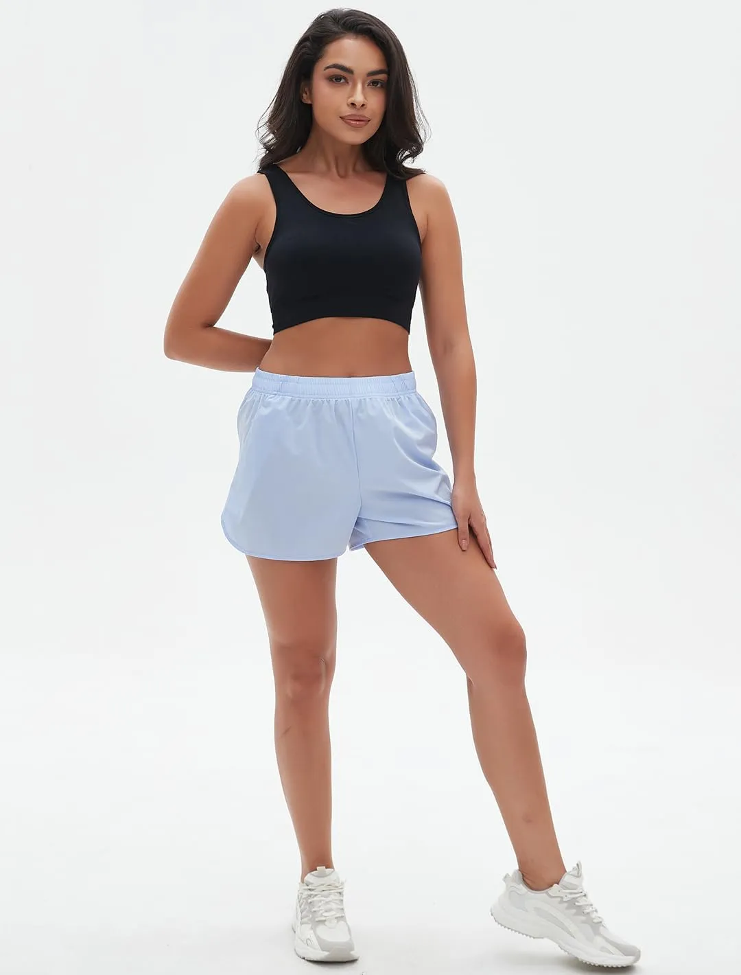 Pilates Sports Shorts Women's Breathable Fashion Loose Hot Pants, Yoga Fitness Running Shorts
