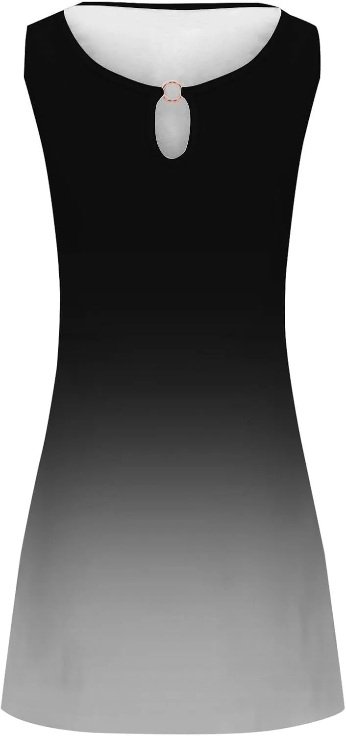 Plus Size Sundresdes for Women Sun Dresses for Women 2025 Vacation Beach Casual Summer Sundresses Sleeveless Tank