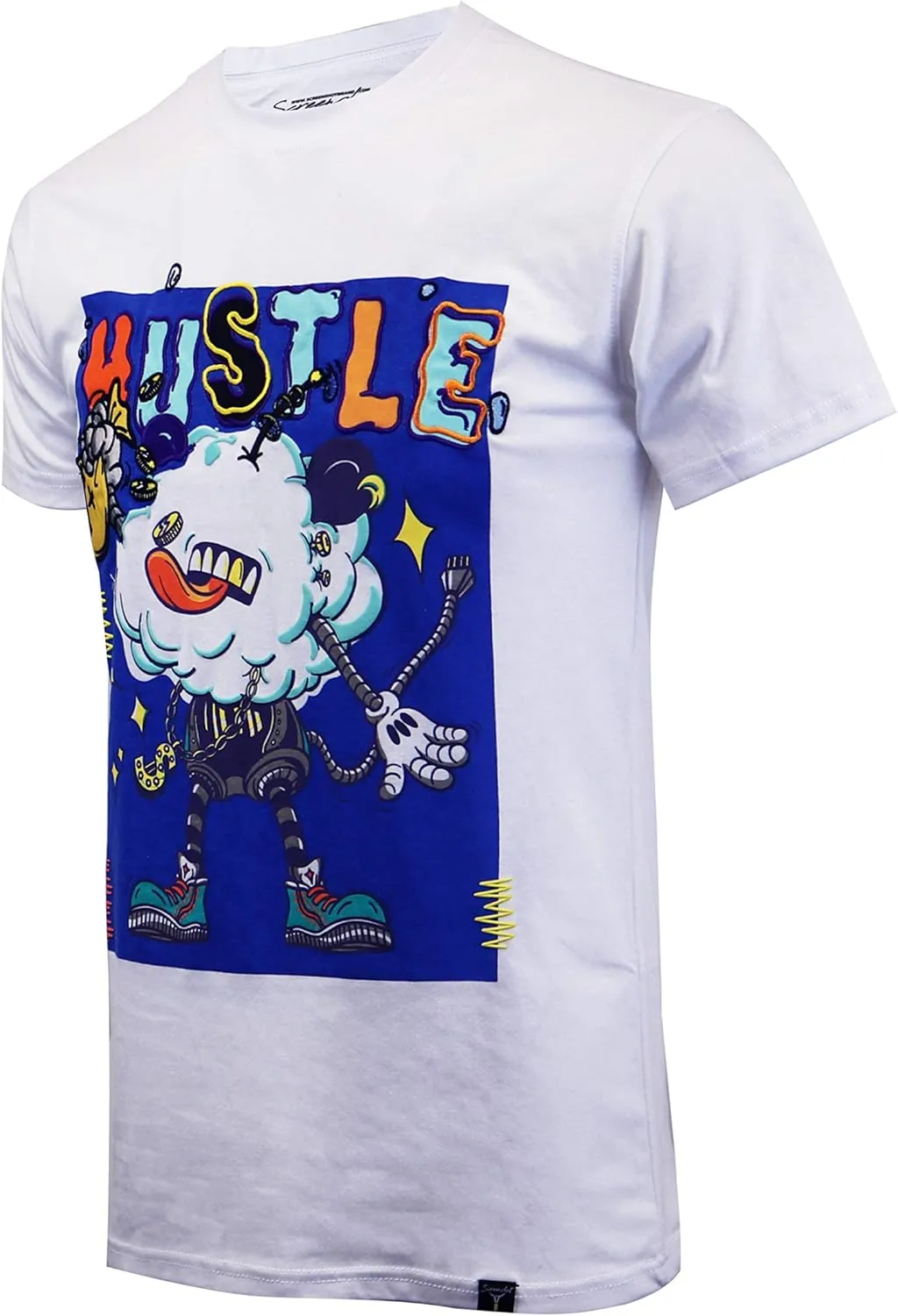 Screenshotbrand Mens Hipster Hip-Hop Urban Tees - NYC Street Fashion Graffiti Animation Print T-Shirt