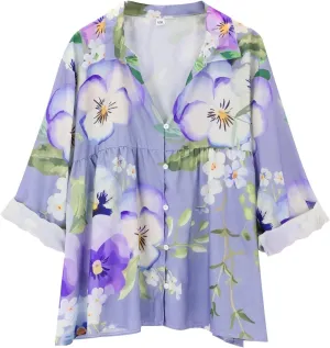 Shirts for Women Satin Imitation Silk Long Sleeved Shirt Spring and Summer New European Long Sleeve Blouses for