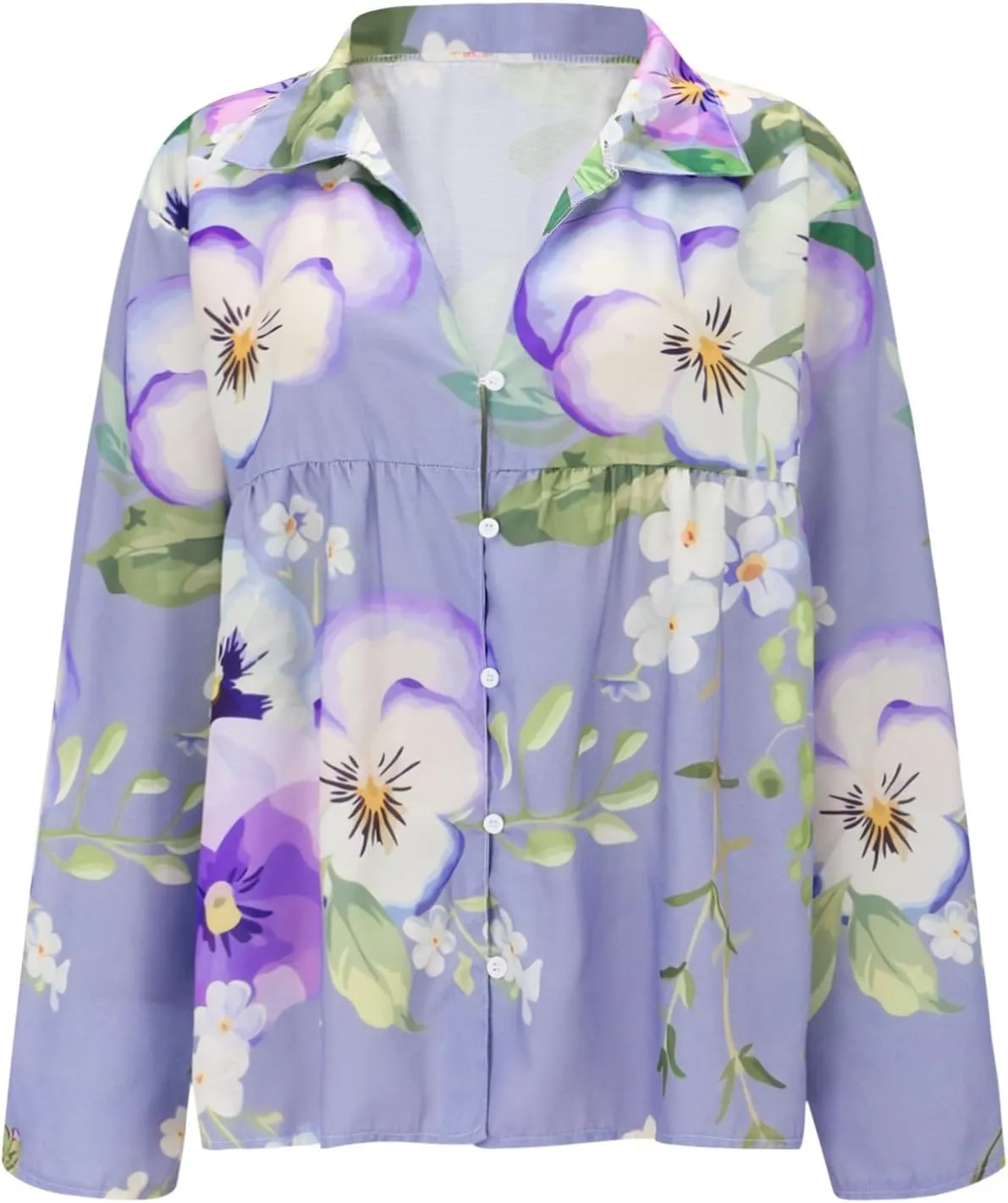 Shirts for Women Satin Imitation Silk Long Sleeved Shirt Spring and Summer New European Long Sleeve Blouses for