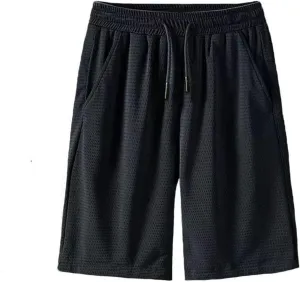 Summer Beach Shorts Men's Sports Shorts Breathable Quick Dried Ice Shorts Gym Running Pants