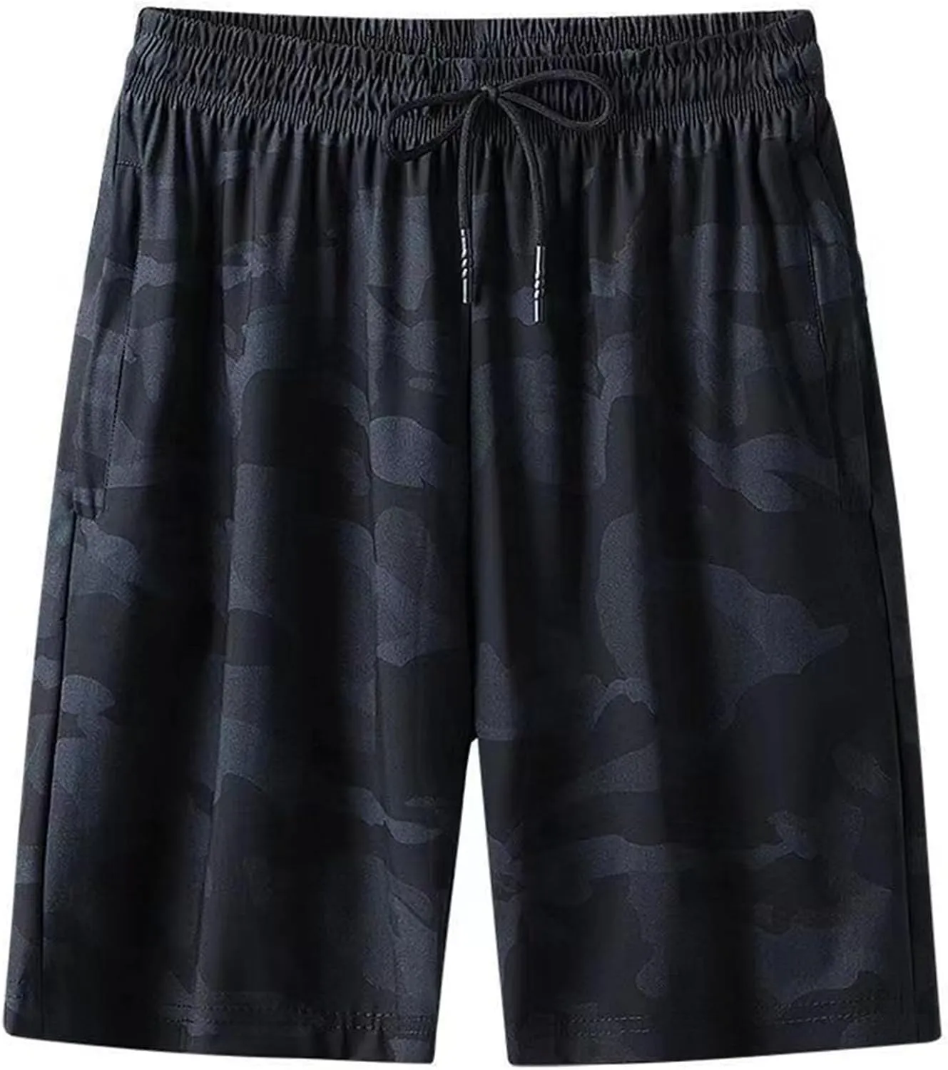 Summer Beach Shorts Men's Sports Shorts Breathable Quick Dried Ice Shorts Gym Running Pants