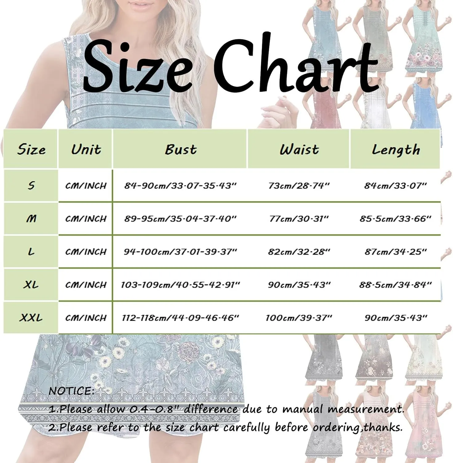 Summer Dress Short Womens with Pockets Summer Casual Tank Dress Sleeveless Midi Beach Dress Women's Linen Dress