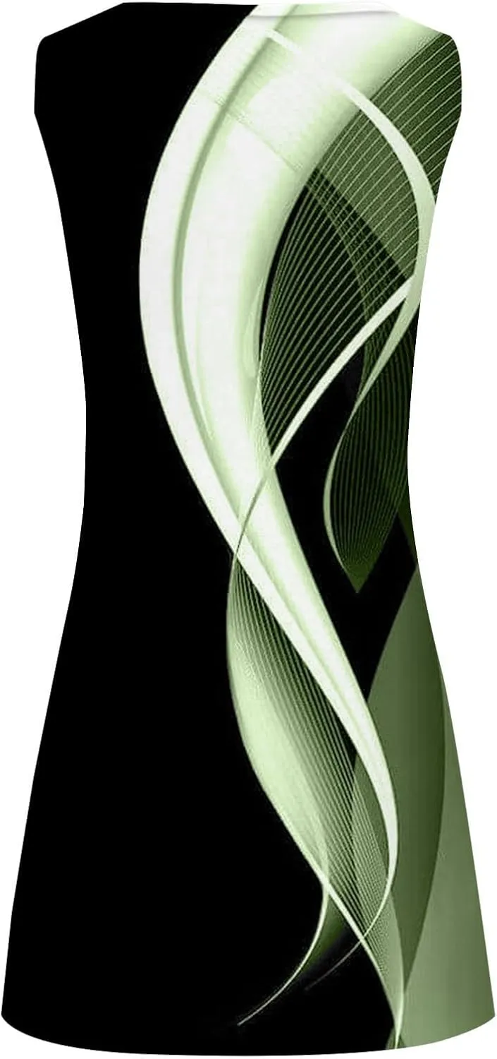 Sundresdes for Women Over 50 Sun Dresses for Women 2025 Vacation Beach Casual Summer Sundresses Sleeveless Tank