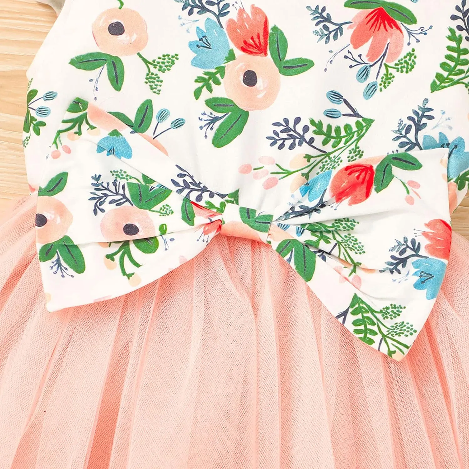 Toddler Baby Girls Summer Clothes Tutu Princess Dress Floral Sleeveless Dress Little Girl Outfits