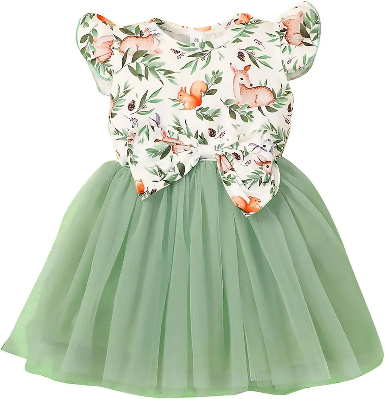 Toddler Baby Girls Summer Clothes Tutu Princess Dress Floral Sleeveless Dress Little Girl Outfits