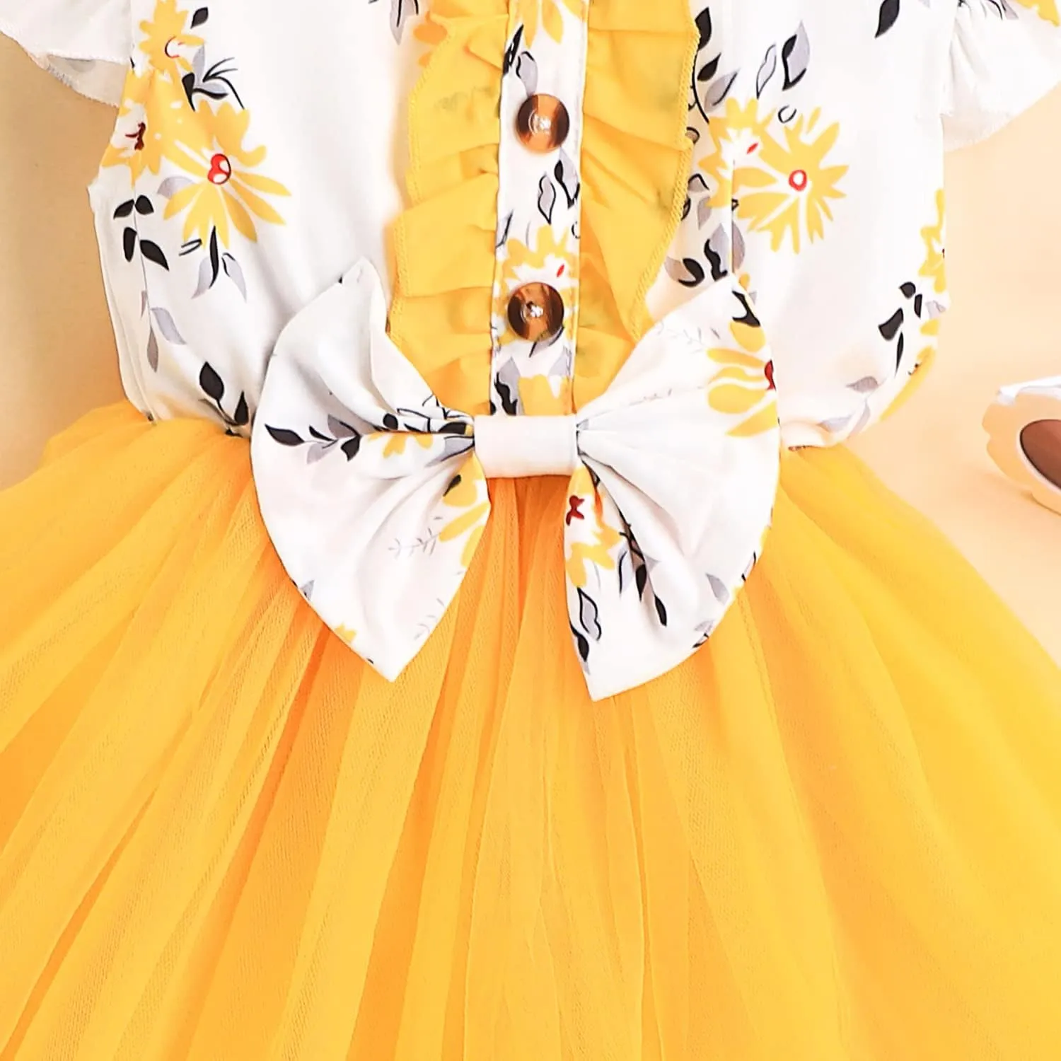 Toddler Baby Girls Summer Clothes Tutu Princess Dress Floral Sleeveless Dress Little Girl Outfits