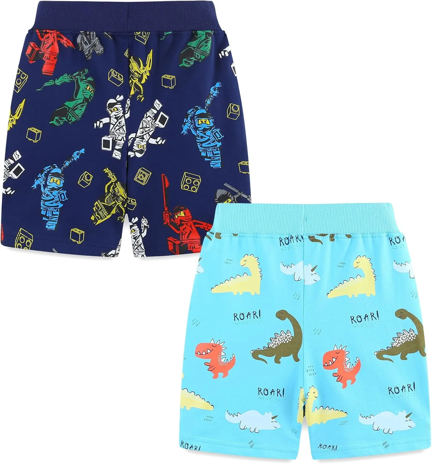 Toddler Boys Sports Shorts Cotton Casual All-Match Children's Clothing Pants 2-7T 2-Pack