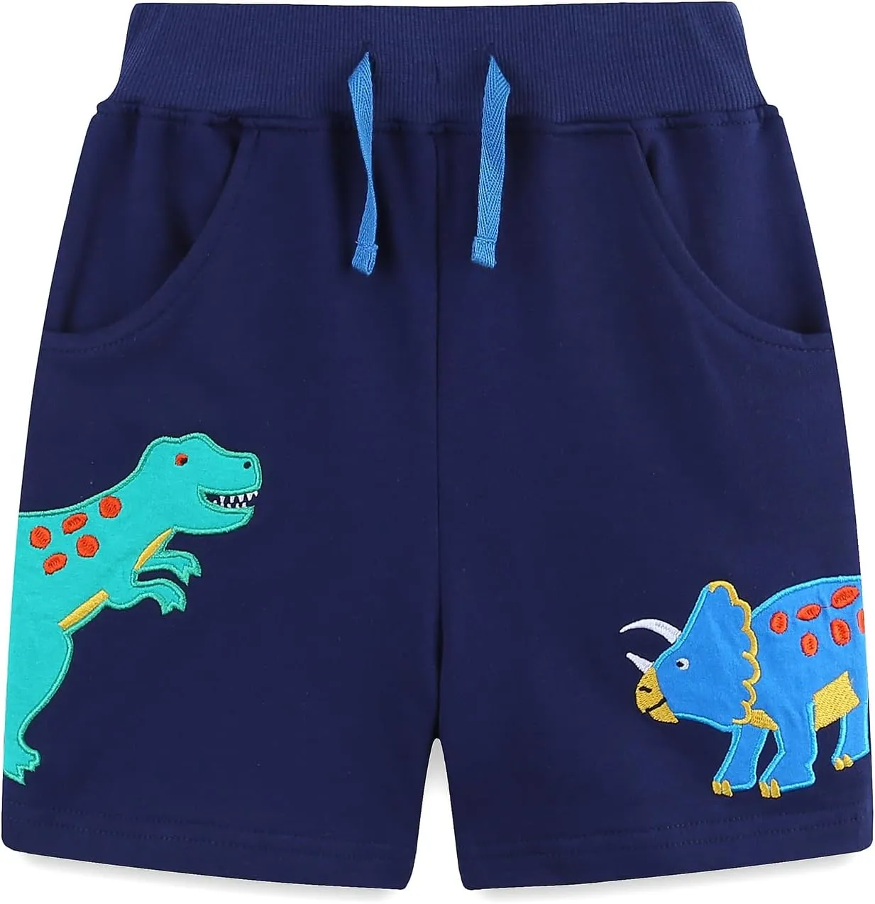 Toddler Boys Sports Shorts Cotton Casual All-Match Children's Clothing Pants 2-7T 2-Pack