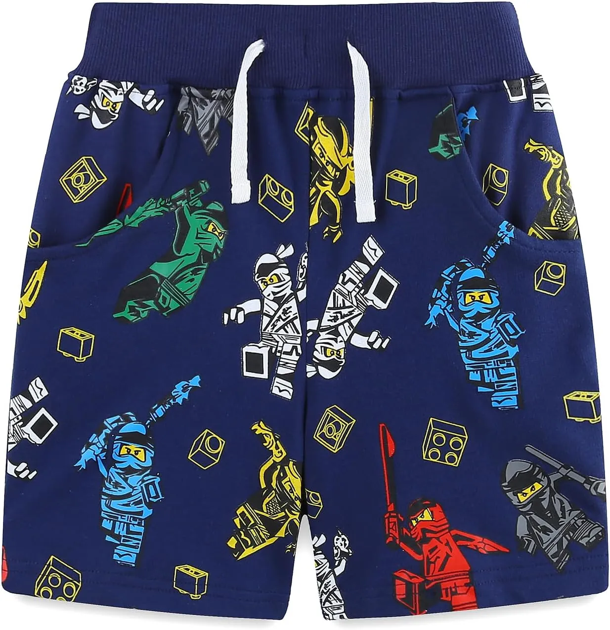 Toddler Boys Sports Shorts Cotton Casual All-Match Children's Clothing Pants 2-7T 2-Pack