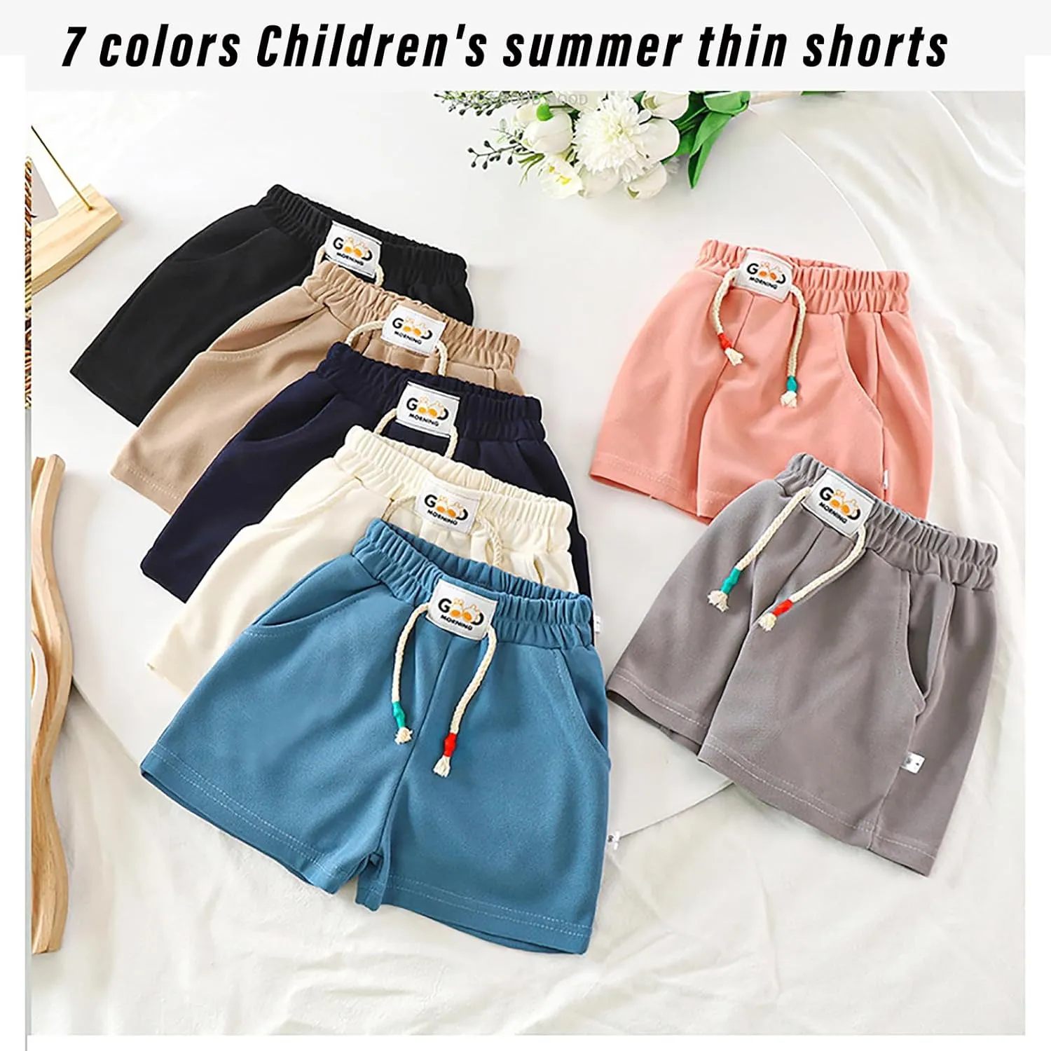 Toddler Boy's Sports Shorts Lightweight Athletic Running Kids Short Outdoor Summer Active 12M-9Years