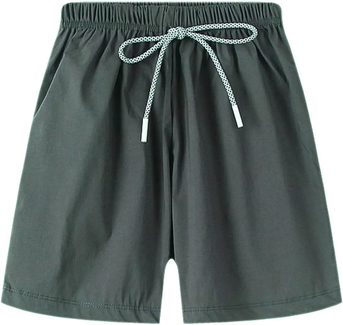 Toddler Kids Boys' Sports Shorts Quick Dry Athletic Shorts with Drawstring Boys Basketball Running Shorts