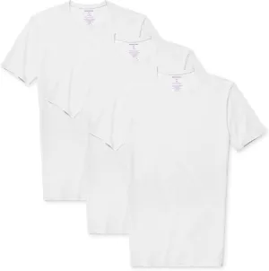 Tommy John Men's Slim Fit Crew Neck Undershirt, Cool Cotton Fabric, Slim Fit T-Shirt with Stay Tuck Design