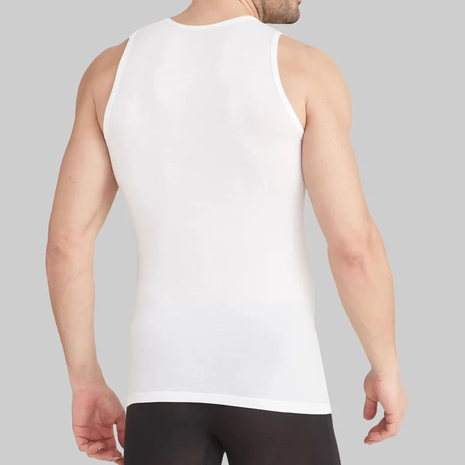 Tommy John Men's Tank Top, Cool Cotton, Slim Fit T-Shirt Stay Tuck Design, 3 and Single Pack