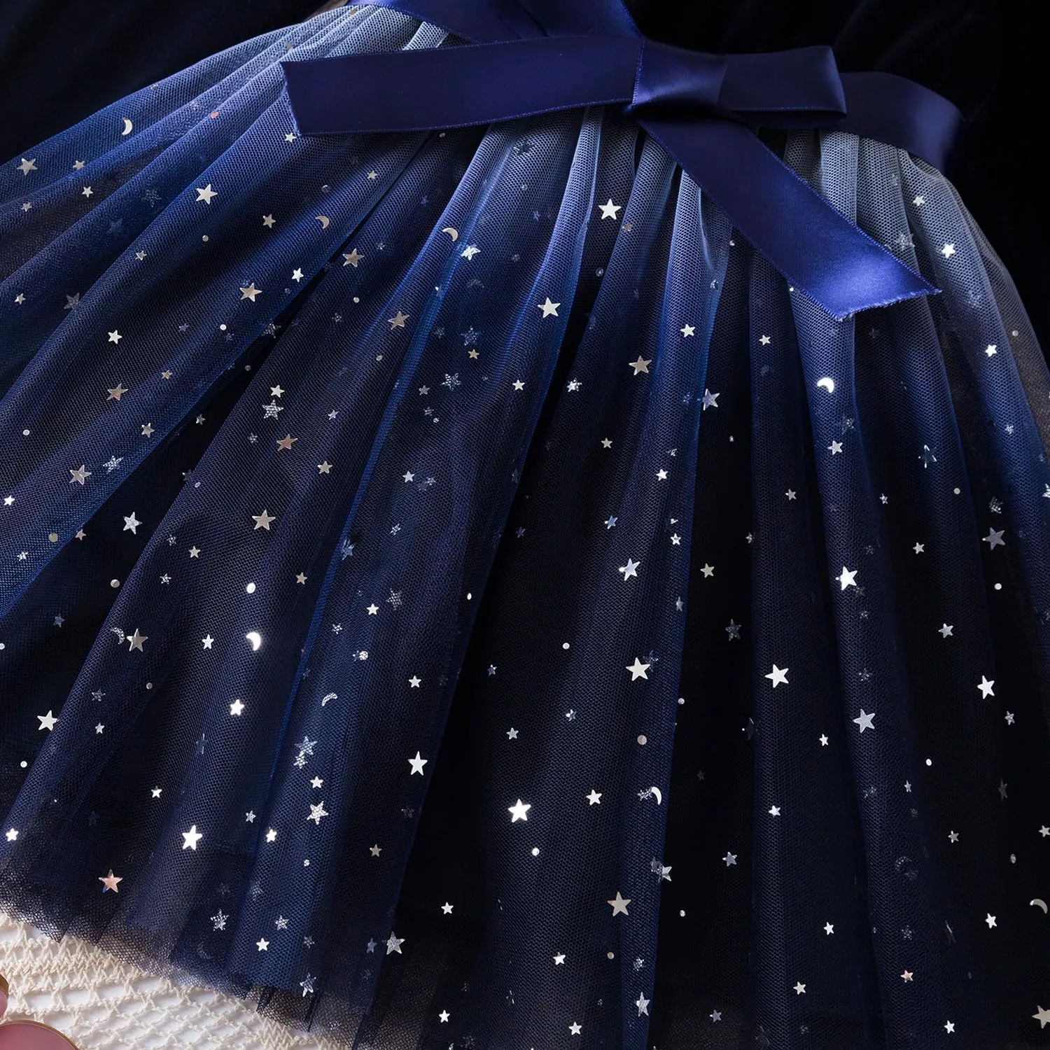 TTYAOVO Girl Long Sleeve Dress Fall Winter Princess Causal Dresses