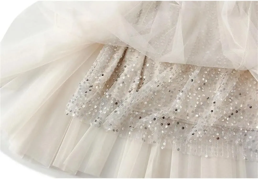 Women Mesh High Waist Tulle Ruffle A-LINE Skirt