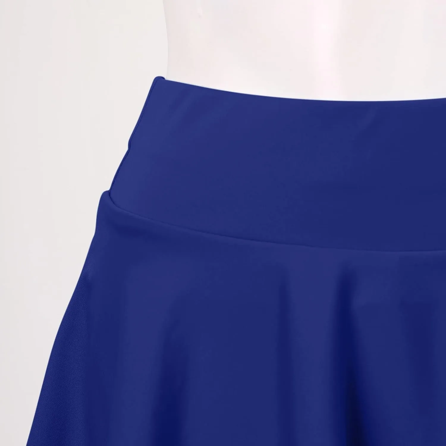 Women's Casual Basic Versatile Stretchy Waist Skirt Flared Pleated Mini Skater Skirt Sexy Club Y2k A-line Skirt
