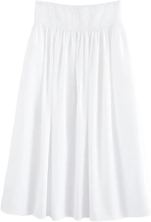 Women's Casual Summer Elastic High Waist All-Match A-Line Skirt